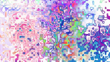 Yumuşak mor ve pembe tonlara sahip soyut organik hücresel doku, sıvı mozaik desen ve rüya gibi dijital yüzey