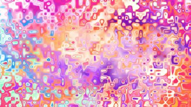 Yumuşak mor ve pembe tonlara sahip soyut organik hücresel doku, sıvı mozaik desen ve rüya gibi dijital yüzey