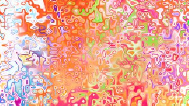 Yumuşak mor ve pembe tonlara sahip soyut organik hücresel doku, sıvı mozaik desen ve rüya gibi dijital yüzey