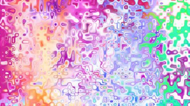 Yumuşak mor ve pembe tonlara sahip soyut organik hücresel doku, sıvı mozaik desen ve rüya gibi dijital yüzey