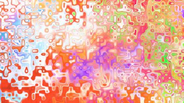 Yumuşak mor ve pembe tonlara sahip soyut organik hücresel doku, sıvı mozaik desen ve rüya gibi dijital yüzey