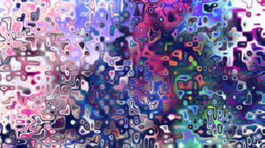 Yumuşak mor ve pembe tonlara sahip soyut organik hücresel doku, sıvı mozaik desen ve rüya gibi dijital yüzey