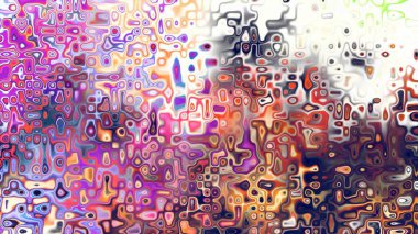 Yumuşak mor ve pembe tonlara sahip soyut organik hücresel doku, sıvı mozaik desen ve rüya gibi dijital yüzey