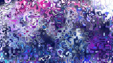 Yumuşak mor ve pembe tonlara sahip soyut organik hücresel doku, sıvı mozaik desen ve rüya gibi dijital yüzey