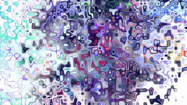 Yumuşak mor ve pembe tonlara sahip soyut organik hücresel doku, sıvı mozaik desen ve rüya gibi dijital yüzey