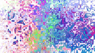 Yumuşak mor ve pembe tonlara sahip soyut organik hücresel doku, sıvı mozaik desen ve rüya gibi dijital yüzey