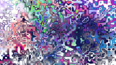 Yumuşak mor ve pembe tonlara sahip soyut organik hücresel doku, sıvı mozaik desen ve rüya gibi dijital yüzey