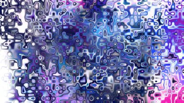 Yumuşak mor ve pembe tonlara sahip soyut organik hücresel doku, sıvı mozaik desen ve rüya gibi dijital yüzey