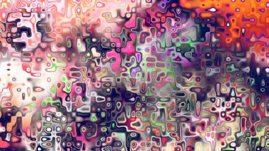 Yumuşak mor ve pembe tonlara sahip soyut organik hücresel doku, sıvı mozaik desen ve rüya gibi dijital yüzey