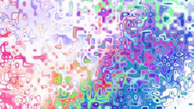 Yumuşak mor ve pembe tonlara sahip soyut organik hücresel doku, sıvı mozaik desen ve rüya gibi dijital yüzey