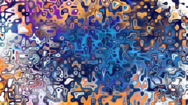 Yumuşak mor ve pembe tonlara sahip soyut organik hücresel doku, sıvı mozaik desen ve rüya gibi dijital yüzey