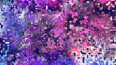 Yumuşak mor ve pembe tonlara sahip soyut organik hücresel doku, sıvı mozaik desen ve rüya gibi dijital yüzey