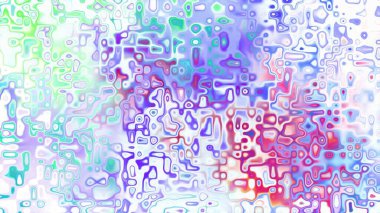 Yumuşak mor ve pembe tonlara sahip soyut organik hücresel doku, sıvı mozaik desen ve rüya gibi dijital yüzey