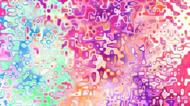 Yumuşak mor ve pembe tonlara sahip soyut organik hücresel doku, sıvı mozaik desen ve rüya gibi dijital yüzey