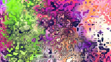 Yumuşak mor ve pembe tonlara sahip soyut organik hücresel doku, sıvı mozaik desen ve rüya gibi dijital yüzey