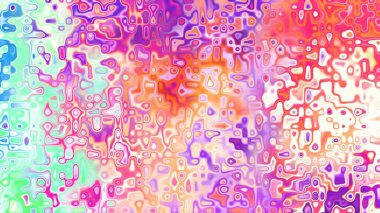 Yumuşak mor ve pembe tonlara sahip soyut organik hücresel doku, sıvı mozaik desen ve rüya gibi dijital yüzey