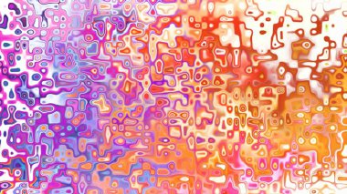 Yumuşak mor ve pembe tonlara sahip soyut organik hücresel doku, sıvı mozaik desen ve rüya gibi dijital yüzey