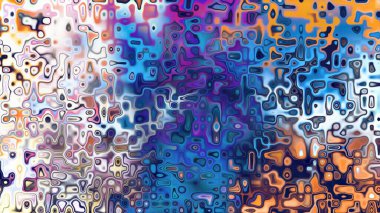 Yumuşak mor ve pembe tonlara sahip soyut organik hücresel doku, sıvı mozaik desen ve rüya gibi dijital yüzey