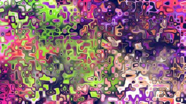 Yumuşak mor ve pembe tonlara sahip soyut organik hücresel doku, sıvı mozaik desen ve rüya gibi dijital yüzey