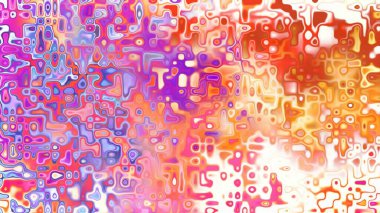 Yumuşak mor ve pembe tonlara sahip soyut organik hücresel doku, sıvı mozaik desen ve rüya gibi dijital yüzey