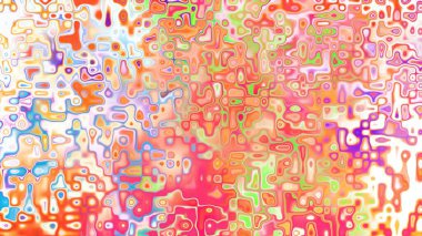 Yumuşak mor ve pembe tonlara sahip soyut organik hücresel doku, sıvı mozaik desen ve rüya gibi dijital yüzey