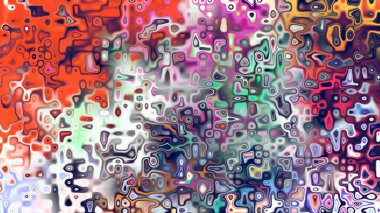 Yumuşak mor ve pembe tonlara sahip soyut organik hücresel doku, sıvı mozaik desen ve rüya gibi dijital yüzey