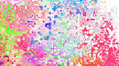 Yumuşak mor ve pembe tonlara sahip soyut organik hücresel doku, sıvı mozaik desen ve rüya gibi dijital yüzey