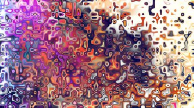 Yumuşak mor ve pembe tonlara sahip soyut organik hücresel doku, sıvı mozaik desen ve rüya gibi dijital yüzey