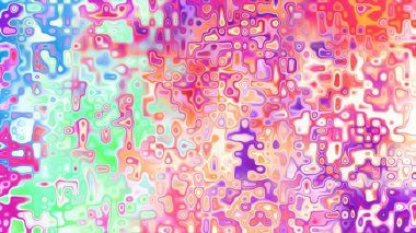 Yumuşak mor ve pembe tonlara sahip soyut organik hücresel doku, sıvı mozaik desen ve rüya gibi dijital yüzey