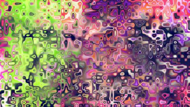 Yumuşak mor ve pembe tonlara sahip soyut organik hücresel doku, sıvı mozaik desen ve rüya gibi dijital yüzey