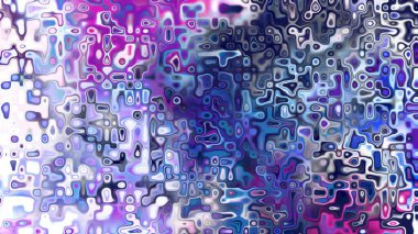 Yumuşak mor ve pembe tonlara sahip soyut organik hücresel doku, sıvı mozaik desen ve rüya gibi dijital yüzey