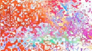 Yumuşak mor ve pembe tonlara sahip soyut organik hücresel doku, sıvı mozaik desen ve rüya gibi dijital yüzey