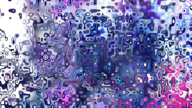 Yumuşak mor ve pembe tonlara sahip soyut organik hücresel doku, sıvı mozaik desen ve rüya gibi dijital yüzey