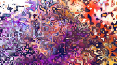 Yumuşak mor ve pembe tonlara sahip soyut organik hücresel doku, sıvı mozaik desen ve rüya gibi dijital yüzey