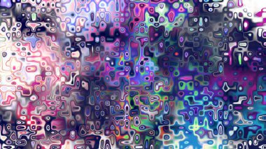 Yumuşak mor ve pembe tonlara sahip soyut organik hücresel doku, sıvı mozaik desen ve rüya gibi dijital yüzey