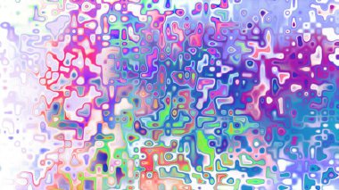 Yumuşak mor ve pembe tonlara sahip soyut organik hücresel doku, sıvı mozaik desen ve rüya gibi dijital yüzey