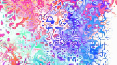 Yumuşak mor ve pembe tonlara sahip soyut organik hücresel doku, sıvı mozaik desen ve rüya gibi dijital yüzey