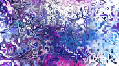 Yumuşak mor ve pembe tonlara sahip soyut organik hücresel doku, sıvı mozaik desen ve rüya gibi dijital yüzey