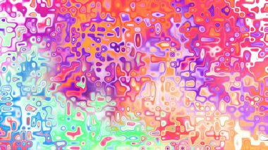 Yumuşak mor ve pembe tonlara sahip soyut organik hücresel doku, sıvı mozaik desen ve rüya gibi dijital yüzey