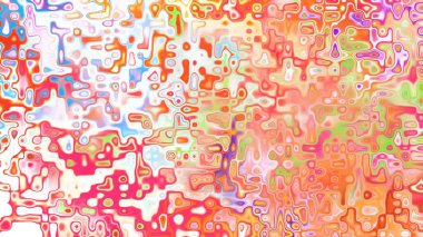 Yumuşak mor ve pembe tonlara sahip soyut organik hücresel doku, sıvı mozaik desen ve rüya gibi dijital yüzey