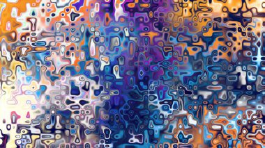 Yumuşak mor ve pembe tonlara sahip soyut organik hücresel doku, sıvı mozaik desen ve rüya gibi dijital yüzey