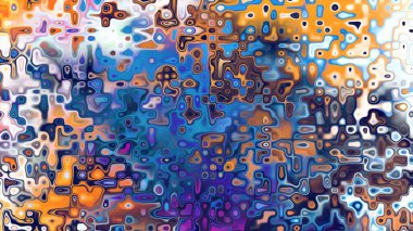 Yumuşak mor ve pembe tonlara sahip soyut organik hücresel doku, sıvı mozaik desen ve rüya gibi dijital yüzey