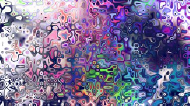 Yumuşak mor ve pembe tonlara sahip soyut organik hücresel doku, sıvı mozaik desen ve rüya gibi dijital yüzey