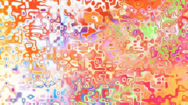 Yumuşak mor ve pembe tonlara sahip soyut organik hücresel doku, sıvı mozaik desen ve rüya gibi dijital yüzey