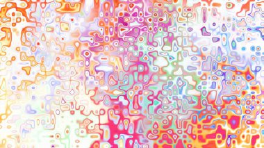 Yumuşak mor ve pembe tonlara sahip soyut organik hücresel doku, sıvı mozaik desen ve rüya gibi dijital yüzey