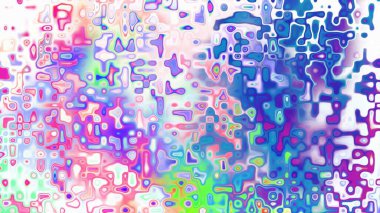 Yumuşak mor ve pembe tonlara sahip soyut organik hücresel doku, sıvı mozaik desen ve rüya gibi dijital yüzey