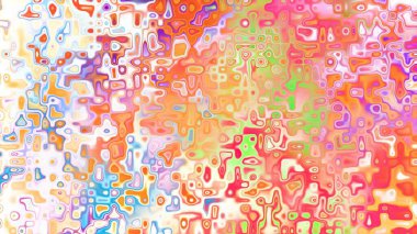 Yumuşak mor ve pembe tonlara sahip soyut organik hücresel doku, sıvı mozaik desen ve rüya gibi dijital yüzey