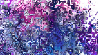 Yumuşak mor ve pembe tonlara sahip soyut organik hücresel doku, sıvı mozaik desen ve rüya gibi dijital yüzey