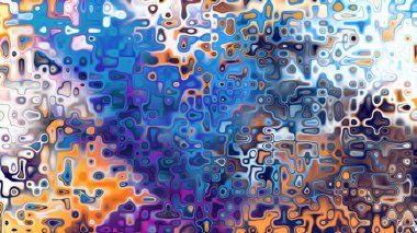 Yumuşak mor ve pembe tonlara sahip soyut organik hücresel doku, sıvı mozaik desen ve rüya gibi dijital yüzey