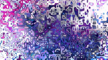 Yumuşak mor ve pembe tonlara sahip soyut organik hücresel doku, sıvı mozaik desen ve rüya gibi dijital yüzey